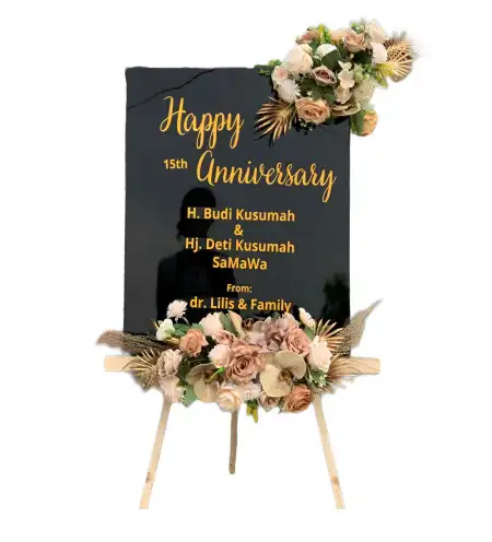 Papan Bunga Akrilik Kebon Melati